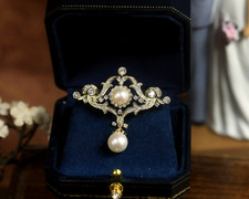 Broche dentelle serti d'occasion  Paris VI