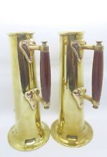 Antique pair brass for sale  BARNSLEY