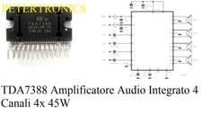 Tda7388 amplificatore audio usato  Brindisi