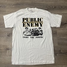 Usado, Camisa Vintage Public Enemy Fight The Power 1989 Ponto Único Grande comprar usado  Enviando para Brazil