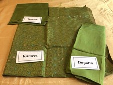Unstitched apple green for sale  WEST DRAYTON