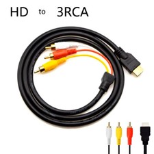 Hdmi cinch adapterkabel gebraucht kaufen  Ellefeld