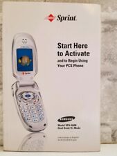 Sprint PCS Samsung Phone SPH-A500 Manual Original Dual Band Tri Mode 2002 Proprietários comprar usado  Enviando para Brazil