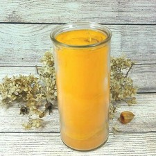 Glass orange candle for sale  Round Top