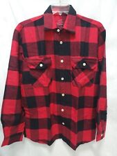 Camisa masculina manga longa flanela vermelha clube social anti-social tamanho M, usado comprar usado  Enviando para Brazil