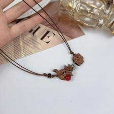 necklace wooden bead for sale  USA