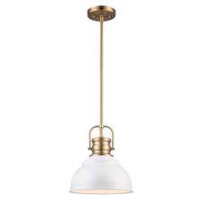 Colgante de granja de latón blanco y 1 luz Shelston colección decoradores del hogar Shelston segunda mano  Embacar hacia Mexico