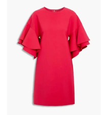 Usado, Vestido Carolina Herrera rosa tamanho 8 10 médio manga dupla babado alta costura comprar usado  Enviando para Brazil
