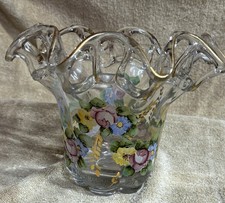ruffled edge glass bowl for sale  Greensburg