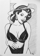 Dessin érotique pinup d'occasion  Hirson