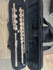 Flauta de furo aberto Yamaha 481 II com pé B baixo, corpo sólido 925 esterlina. Japão comprar usado  Enviando para Brazil