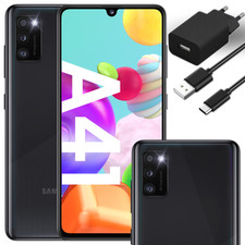 Smartfon Samsung Galaxy A41 4/64GB 6.10" LTE bez simlocka czarny | stan na sprzedaż  PL