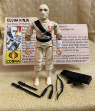 1984 GI Joe Storm Shadow - 100% completo - Sem rachaduras - Principalmente apertado - Leia - #2 comprar usado  Enviando para Brazil