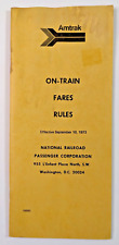 Vtg amtrak fare for sale  Oviedo