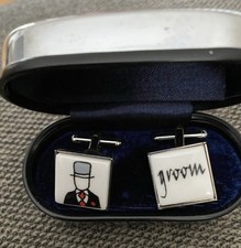 Groom cufflinks for sale  GILLINGHAM
