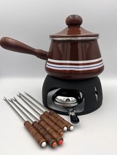 Vintage enamel fondue for sale  Swarthmore
