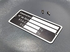 Plaque constructeur tare d'occasion Plaque constructeur tare d'occasion  Saulces-Monclin
