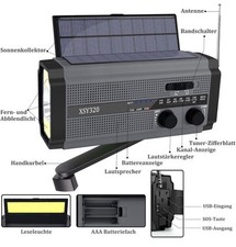Solar radio kurbelradio gebraucht kaufen  Fürth