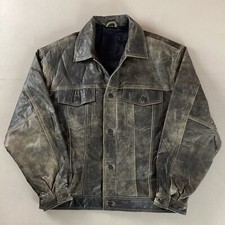 Vintage distressed leather for sale  ROYSTON