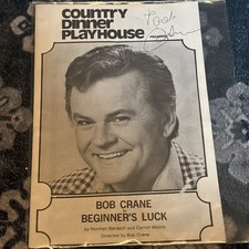Bob crane autographed for sale  North Ridgeville