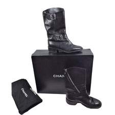 Chanel black leather for sale  Franklin