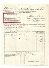 Facture ancienne 1923 d'occasion  L'Arbresle