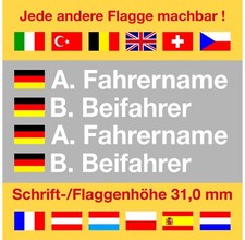 Flagge name autoaufkleber gebraucht kaufen  Meiningen
