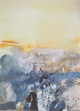 ZAO WOU-KI: Alba, Heliogravura Firmata, 1991 na sprzedaż  Wysyłka do Poland