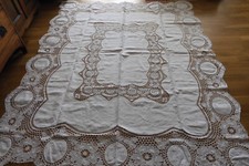 Antike tischdecke richelieu gebraucht kaufen  Deutschland