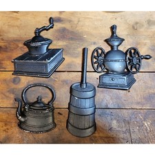 Usado, ALUMÍNIO FUNDIDO VINTAGE SEXTON - ITENS DE COZINHA PRIMITIVOS - BULE, MOINHO DE CAFÉ PLUS comprar usado  Enviando para Brazil