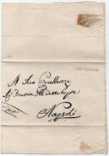 Lettera prefilatelica dentecan usato  Benevento