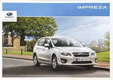 Subaru Impreza Prospekt Brochure Depliant 01/2014, usado comprar usado  Enviando para Brazil