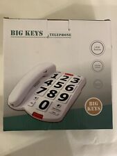 Telefone Big Keys branco (novo, caixa aberta) comprar usado  Enviando para Brazil