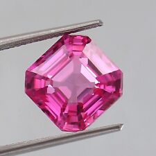 AAA Naturale Lente Clean Rosa Ceylon Zaffiro Taglio Asscher Loose Gemma 9.35 KT, usado comprar usado  Enviando para Brazil