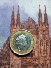 Moneta inglese one usato  Roma