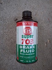 De colección EIS 703 Super líquido de frenos lata de metal vacío segunda mano  Embacar hacia Mexico