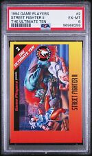 1994 GAME PLAYERS THE ULTIMATE TEN #2 STREET FIGHTER II PSA 6 comprar usado  Enviando para Brazil