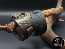 Armband lederarmband wolf gebraucht kaufen  Landsberg