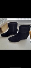 Ladies black suede for sale  LEEDS