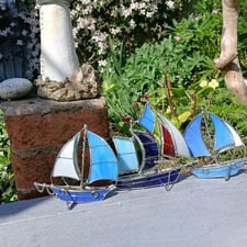 Set ornamental sailboats for sale  ULVERSTON
