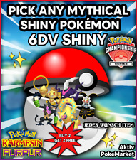 ✨ PICK ANY SHINY MYTHICAL POKÉMON 6DV ✨ Pokemon Karmesin und Purpur B2G2 FREE! comprar usado  Enviando para Brazil