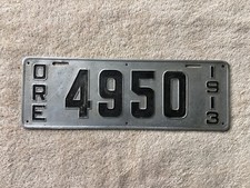 1913 oregon license for sale  Santa Rosa