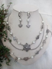 Dirndlschmuck set tlg gebraucht kaufen  Burgheim