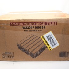 (10 peças) Pisos de madeira de acácia quadrados intertravados azulejos padrão listrado comprar usado  Enviando para Brazil