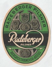 Bier etikett radeberger gebraucht kaufen  Berlin