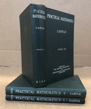 3 Vols - Practical Mathematics (Stage I-III) - Frank Castle - Vintage Hardbacks comprar usado  Enviando para Brazil
