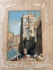 Antique victorian watercolour for sale  SALISBURY
