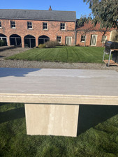 Travertine marble dining for sale  WETHERBY
