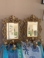 Paire miroir bougeoirs d'occasion  Saint-Victoret
