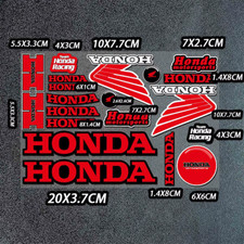 Honda motorsports stickers for sale  LONDON